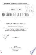 Sentido económico de la Historia