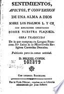 Sentimientos, afectos y conversión de una alma a Dios sobre los psalmos L y CII
