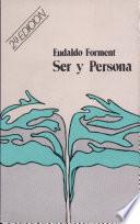 Ser y persona