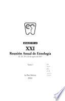 Serie Anales de la Reunión Anual de Etnología