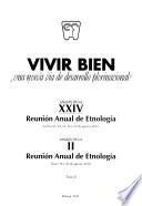 Serie Anales de la Reunión Anual de Etnología