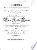 Sermon que en la solemne dedicacion de altar celebrada el dia 12 de junio del presente año en la iglesia de San Antonio del Real Sitio de Aranjuez a espensas [sic] de la Reina... Maria Josefa Amalia...