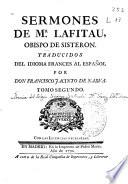 Sermones de Mr. Lafitau, obispo de Sisteron
