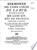 Sermones del padre Carlos de La Rue ...