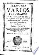 Sermones varios