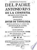 Sermones varios