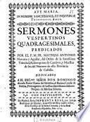 Sermones vespertinos quadragesimales