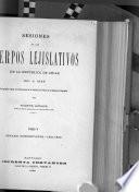 Sesiones de los cuerpos lejislativos de la República de Chile, 1811-1845