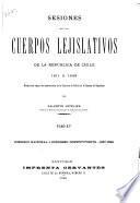 Sesiones de los cuerpos lejislativos de la República de Chile, 1811-1845