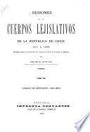 Sesiones de los cuerpos lejislativos de la República de Chile, 1811-1845
