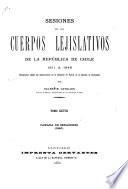 Sesiones de los cuerpos lejislativos de la República de Chile, 1811-1845