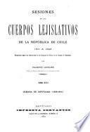Sesiones de los cuerpos lejislativos de la República de Chile