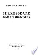 Shakespeare para españoles