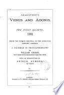 Shakspere's Venus and Adonis