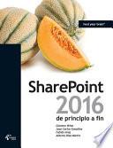 Sharepoint 2016 de Principio a Fin