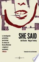 She said