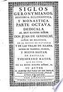 Siglos Geronimianos. Historia general eclesiastica, monastica y secular