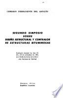 Simposio sobre diseño estructural y contracolor de estructuras bituminosas