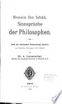 Sinnsprüche der Philosophen