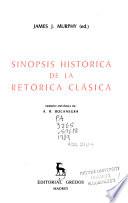Sinopsis histórica de la retórica clásica