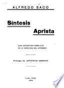 Síntesis aprista (una exposición completa de la ideología del aprismo)