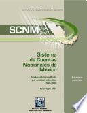 Sistema de Cuentas Nacionales de México. Producto Interno Bruto por entidad federativa 2005-2009. Año base 2003. Primera versión