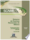 Sistema de Cuentas Nacionales de México. Producto Interno Bruto por entidad federativa 2005-2009. Año base 2003. Segunda versión