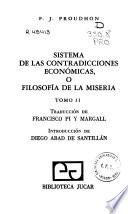 Sistema de las contradicciones económicas o filosofía de la miseria