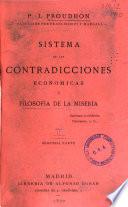 Sistema de las contradicciones económicas o Filosofía de la miseria