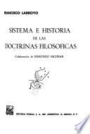 Sistema e historia de las doctrinas filosóficas