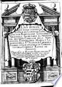 “Las” Rimas Qve Se Han Podido Recoger De Lvpercio, Y Del Doctor Bartolome Leonardo D' Argensola