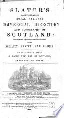 Slater's (late Pigot & Co.'s) Royal National Commercial Directory and Topography of Scotland