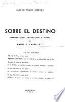 Sobre el destino