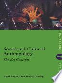 Social and Cultural Anthropology: The Key Concepts