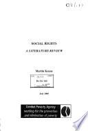 Social Rights: a literature review