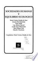 Sociedades humanas y equilibrio ecológico