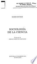 Sociología de la ciencia