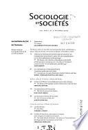 Sociologie et sociétés