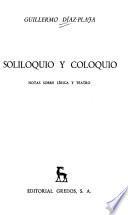 Soliloquio y coloquio