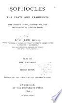 Sophocles: The Plays and Fragments