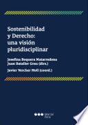 Sostenibilidad y Derecho: una visión pluridisciplinar