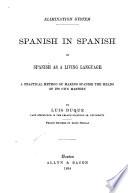 Spanish in Spanish; or, Spanish as a living language ...