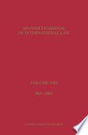 Spanish Yearbook of International Law 2001-2002