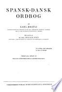 Spansk-dansk ordbog, med forord af Dr. Phil. Holger Sten. Udg.paa iniativ av Translat oreksamens-kommicsionen