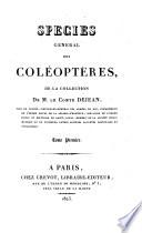 *Species des coleopteres