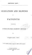 Specifications and Drawings of Patents Issued from the U.S. Patent Office