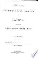 Specifications and Drawings of Patents Issued from the United States Patent Office