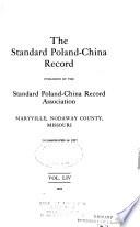 Standard Poland-China Record
