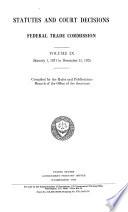 Statutes and Court Decisions