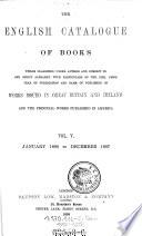 “The” English Catalogue of Books